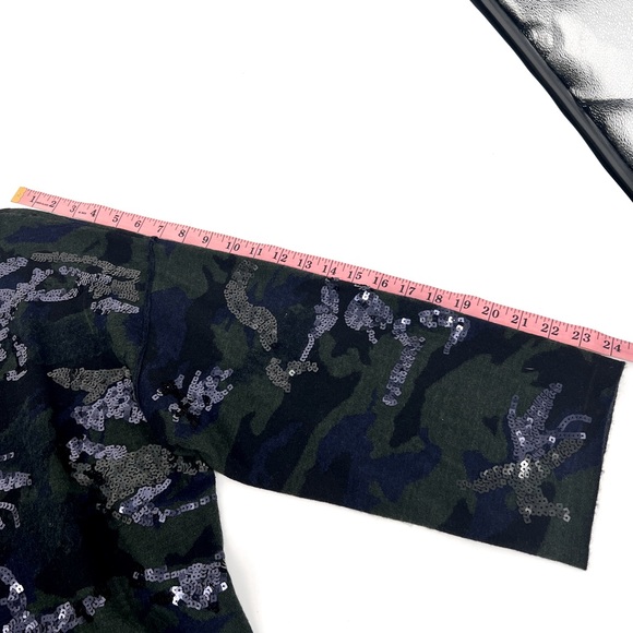 Zadig & Voltaire - NWT camo & sequin cardigan sweater - Picture 5 of 8